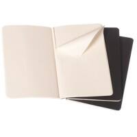 Cahier MOLESKINE 13 x 21 cm Noir 40 feuilles 3 unités