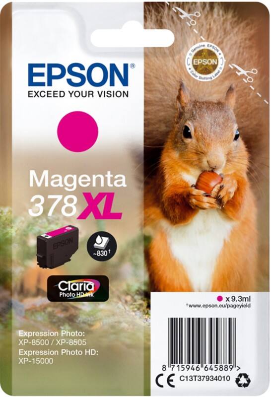 Epson 378XL Original Tintenpatrone C13T37934010 Magenta