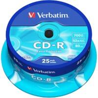 CD-R Verbatim Extra Protection 52 x 700 Mo Spindle 25 Unités