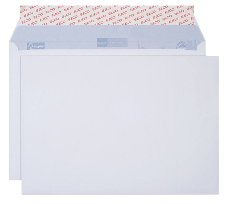 Enveloppes Elco C4 120 g/m² Blanc Sans Fenêtre Bande adhésive 250 Unités