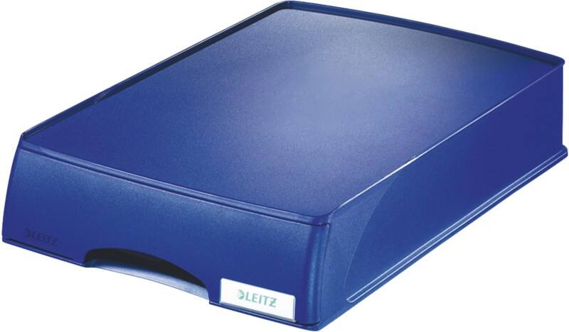 Leitz Plus Briefablage-Schublade 5210 DIN A4 Blau 25,5 x 37,6 x 7 cm