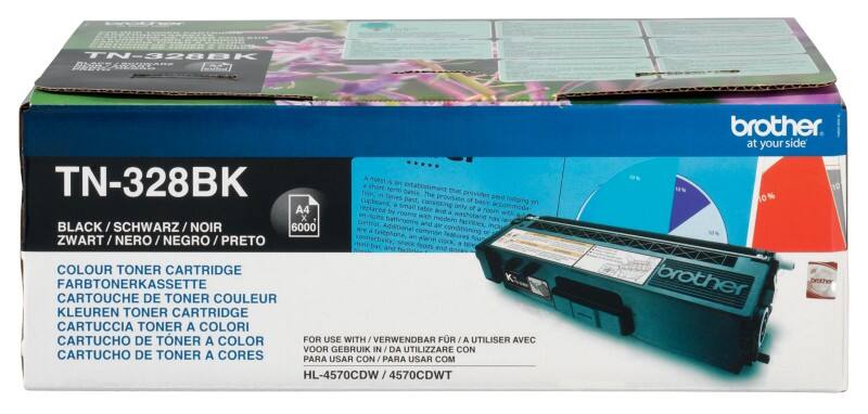 Brother TN-328BK Original Tonerkartusche Schwarz