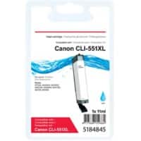 Cartouche jet d'encre Office Depot Compatible Canon CLI-551C XL Cyan