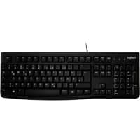 Logitech Verkabelte Tastatur K120 QWERTZ DE USB-A 1.5m Kabel Schwarz