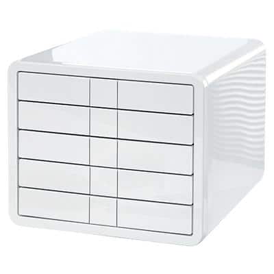 HAN Schubladenbox iBox Kunststoff Weiß 29,5 x 35,5 x 24,7 cm