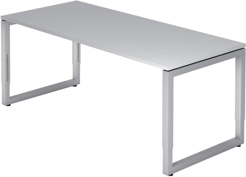Bureau Hammerbacher R-Series VRS Gris Joue 1800 (L) x 800 (P) x 850 (H) mm Acier, Aggloméré