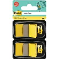 Index Post-it Jaune 25,4 x 43,2 mm 50 x 2 unités