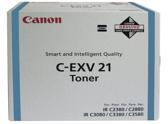 Toner C-EXV 21 D'origine Canon Cyan