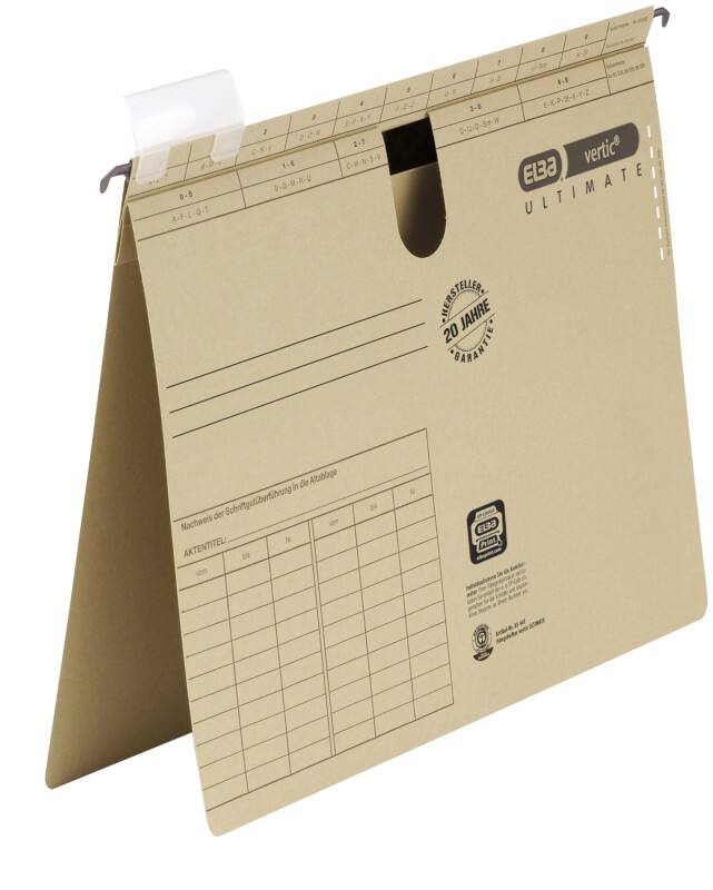 Dossier suspendu ELBA A4 V 240 g/m² Brun 25 Unités