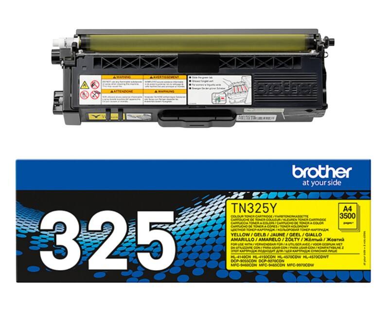 Toner Brother TN-325Y D'origine Jaune