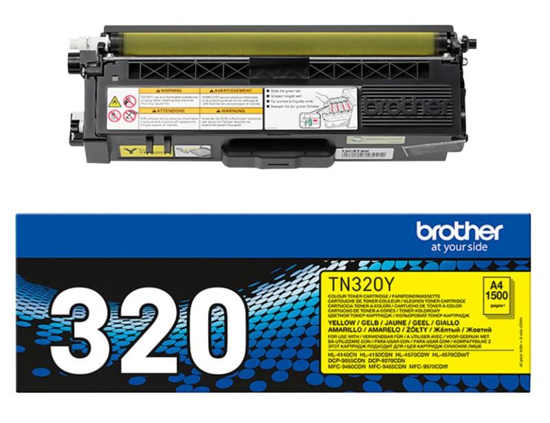 Toner Brother TN-320Y D'origine Jaune