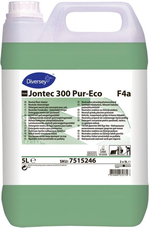Détergent Diversey Jontec 300 Pur-Eco 2 Bouteilles de 5 L