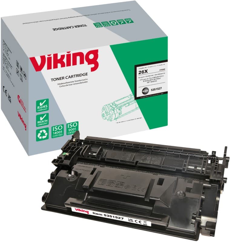 Viking 26X Kompatibel HP Tonerkartusche CF226X Schwarz
