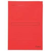 Chemise à fenêtre Exacompta Forever A4 Rouge Carton recyclé 100 Unités
