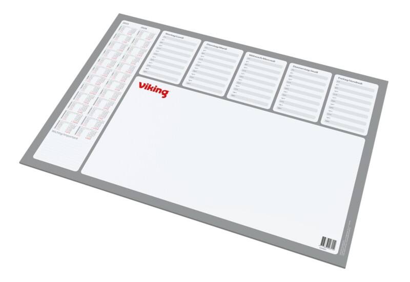 Calendrier de bureau Viking 2025, 2026 Blanc 52,5 x 37,5 cm 30 feuilles