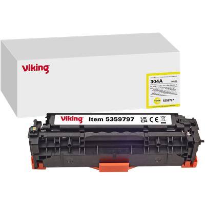 Toner Viking 304A compatible HP CC532A Jaune