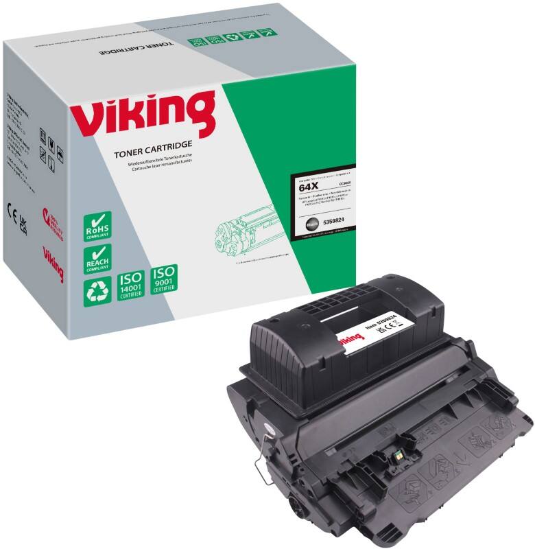 Toner Viking 64X compatible HP CC364X Noir