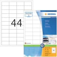 HERMA Universaletiketten 4272 Weiß DIN A4 48,3 x 25,4 mm 100 Blatt à 44 Etiketten