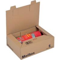 ColomPac Versandkarton Mail-Box 175 (B) x 250 (T) x 80 (H) mm Verschlusslasche Braun