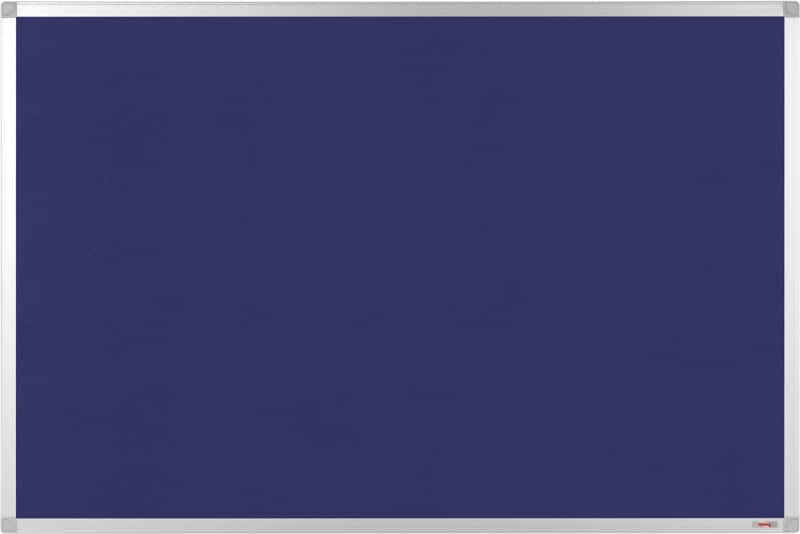 Tableau d'affichage Viking Non Magnétique Montage mural Feutre 120 (L) x 0,81 (P) x 90 (H) cm Aluminium Bleu