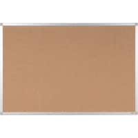 Tableau d'affichage Viking Non Magnétique Montage mural Liège 60 (L) x 0,81 (P) x 45 (H) cm Aluminium Brun