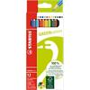Crayons de couleur STABILO GREENcolors Assortiment 12 unités