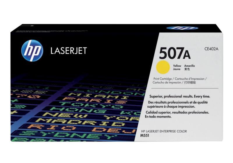 Toner HP 507A D'origine CE402A Jaune