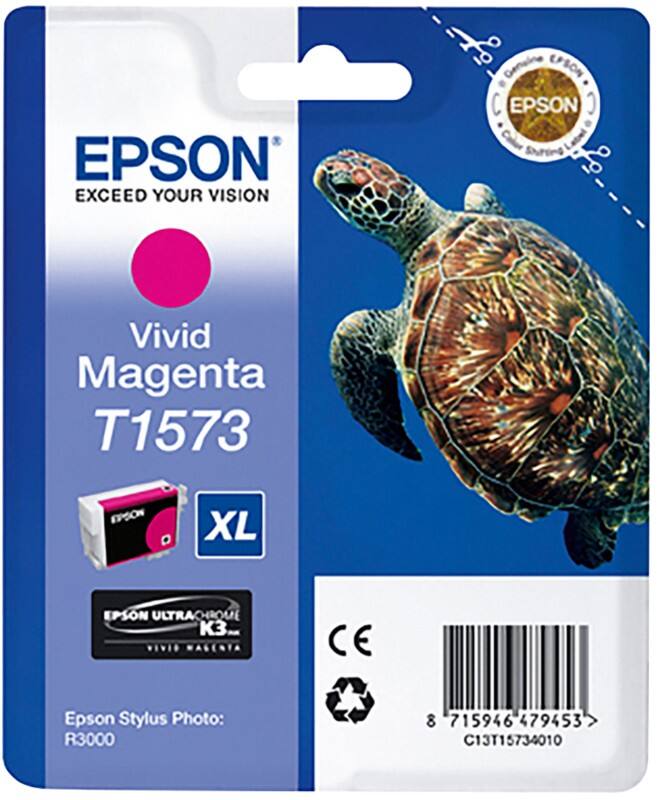 Cartouche jet d'encre Epson T1573 D'origine C13T15734010 Magenta