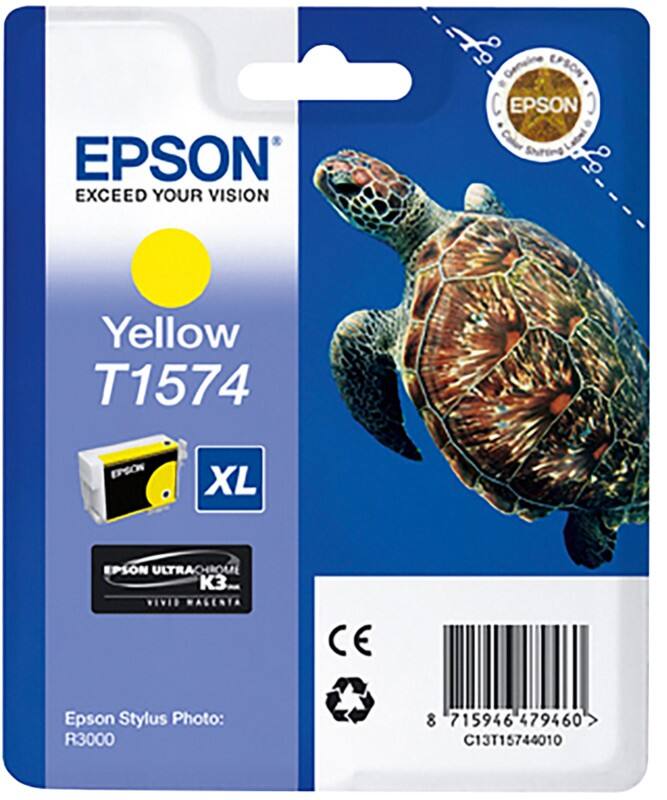 Epson T1574 Original Tintenpatrone C13T15744010 Gelb