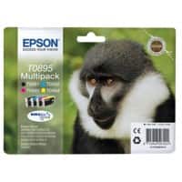 Epson T0895 Original Tintenpatrone C13T08954010 Schwarz, cyan, magenta, gelb 4 Stück Multipack