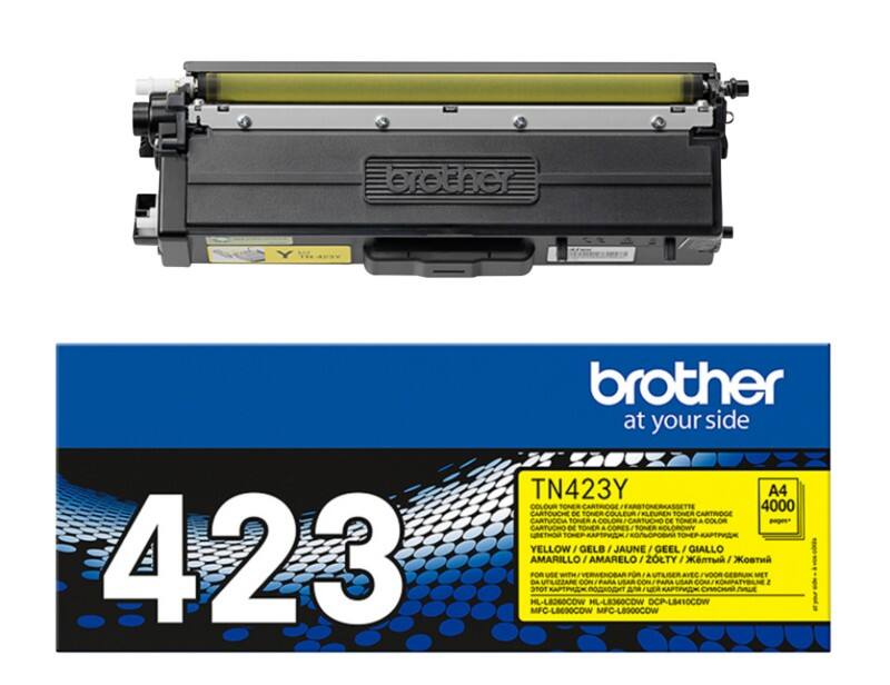 Toner Brother TN-423Y D'origine Jaune