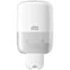 Distributeur Mini pour Savon liquide Tork, Shampooing, Lotions et Désinfectant WC - 561000 - Système S2 compact et économique, blanc