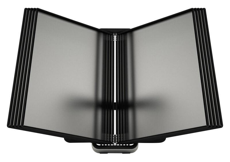 Système de présentation Djois Tarifold 10 Panneaux A4 Acier, Alliage d'aluminium, PP (Polypropylène) Argenté, noir