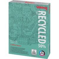 Viking 50% Recycling Kopier-/ Druckerpapier DIN A4 80 g/m² Weiss 161 CIE 500 Blatt