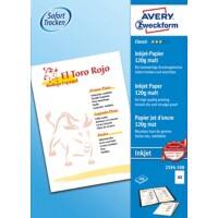 AVERY Zweckform Classic Inkjet Fotopapier Matt DIN A3 120 g/m² Weiß 100 Blatt