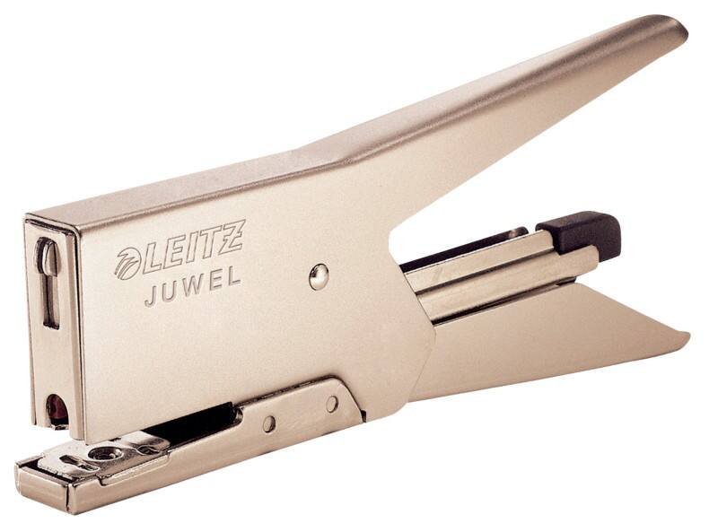 Leitz Heftgerät 2000 Juwel 4 mm 12 Blatt Silber