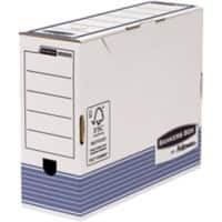 Bankers Box System Archivschachtel A4 Fastfold FSC Weiss 260 (H) x 100 (B) x 315 (T) mm 10 Stück