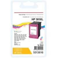 Cartouche jet d'encre Office Depot Compatible HP 301XL 3 Couleurs CH564EE