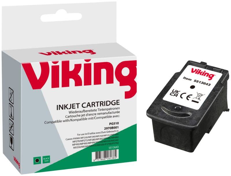 Viking PG-510BK Kompatibel Canon Tintenpatrone Schwarz