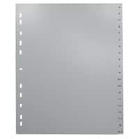 Intercalaires Office Depot en pp A4 extra large Gris 11 20 intercalaires A-Z