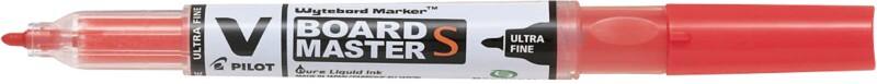 Marqueur pour tableau blanc Pilot V-Board Master S Non permanent Rouge Extra fin Ogive - 0,8 mm 80% Recyclé