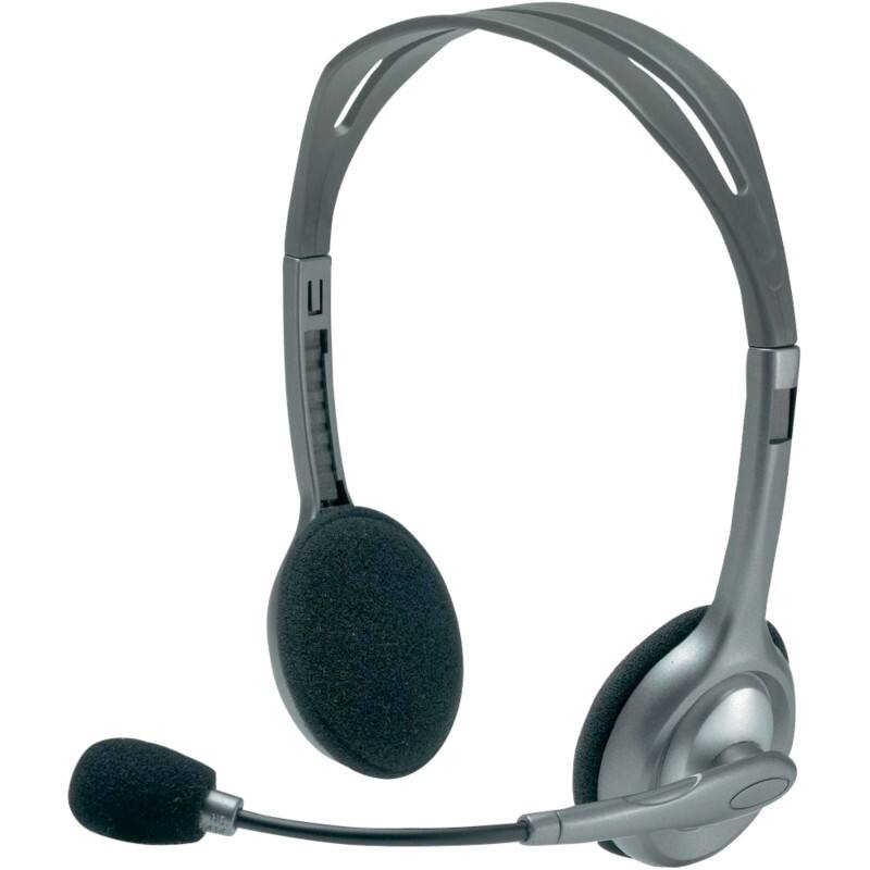 Casque Logitech H110 Avec fil Sur tête Avec Microphone Stéréo Noir