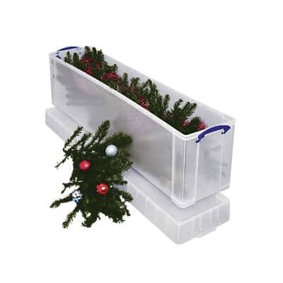 Really Useful Box Aufbewahrungsbox 77L3544 77 L Transparent Kunststoff 27 x 35,5 x 120,1 cm