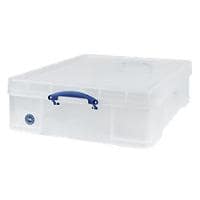 Really Useful Box Aufbewahrungsbox 70CCB 70 L Transparent Kunststoff 62 x 81 x 22,5 cm