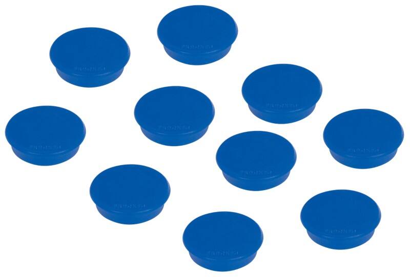 Franken Magnete Blau 2.5 kg Tragfähigkeit 38 mm 10 Stück
