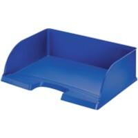 Leitz Plus Briefablage 5219 Jumbo Quer DIN A4 Blau 36,3 x 27,3 x 10,3 cm