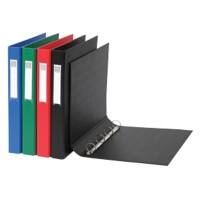 Classeur Exacompta 4 anneaux 25 mm Carton, Polypropylène A4 Assortiment 10 Unités