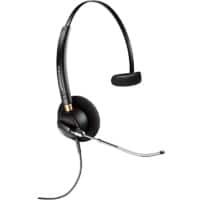 Plantronics EncorePro Kabelgebundenes  Headset HW510V Monaural Kopfbügel mit Mikrofon Schwarz
