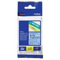 Brother TZe-531 Authentic Schriftband Selbstklebend Schwarzer Druck auf Blau 12 mm x 8m