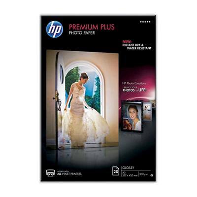 HP Inkjet Fotopaper Premium Plus A3 300 g/m² Weiβ 20 Blatt